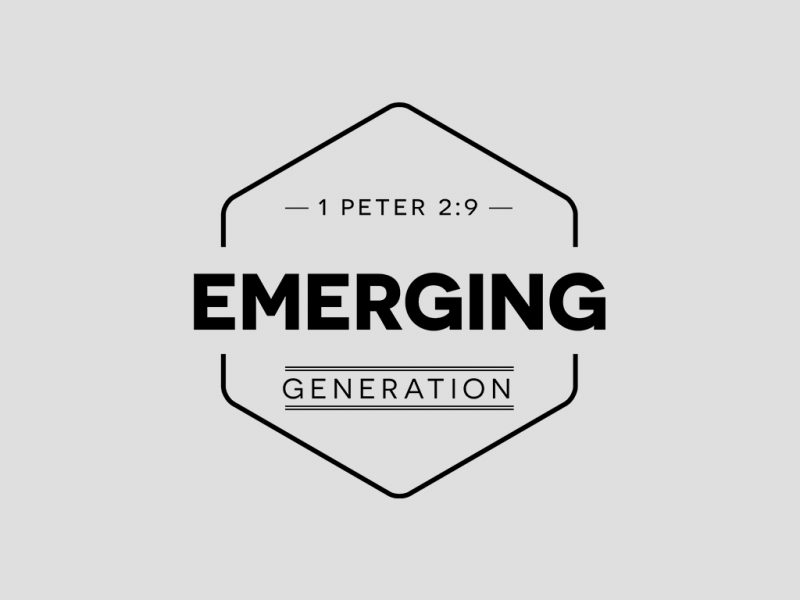 Christian Logo Design for Youth Band Emerging Generation, A Vaughan, Toronto Youth Movement