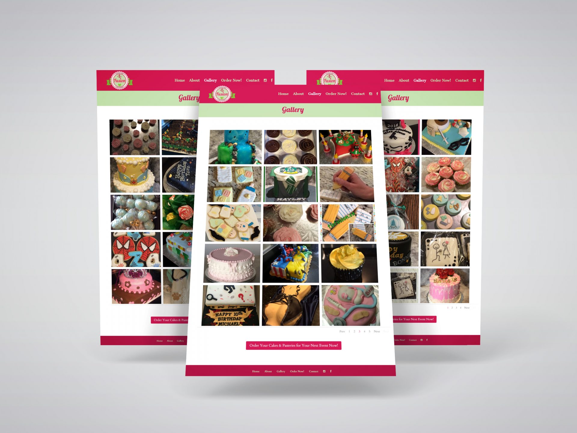 TLC Fusion Edibles & Bakery Web Design Project