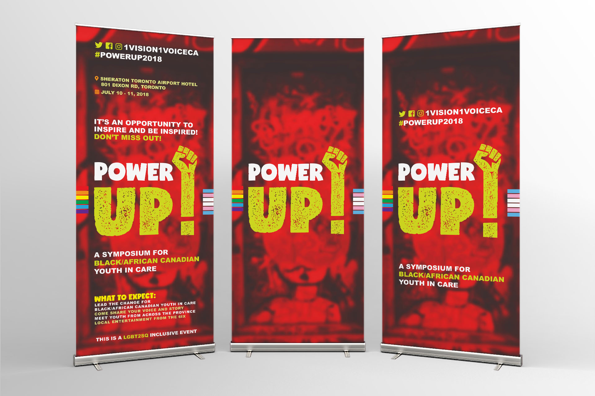 Event Campaign Branding Power Up - Rollup Banner